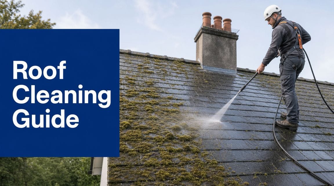 Find roof cleaning services in the UK. Explore costs, soft wash vs. pressure wash methods, and connect with trusted, insured cleaners via Cleaner Connect.