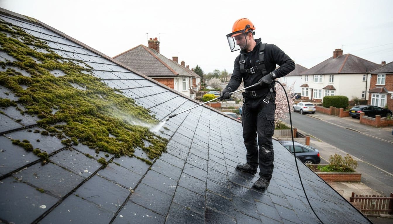 Ready to grow your roof cleaning business? Our UK guide reveals the strategy to escape price wars, justify premium fees, and build a consistently profitable business