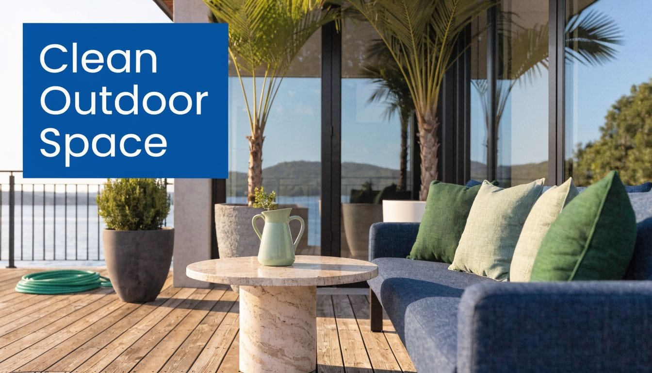 Get expert tips to keep my outdoor space clean, from patios to decking. Learn seasonal tricks and find trusted, local UK cleaners on Cleaner Connect.